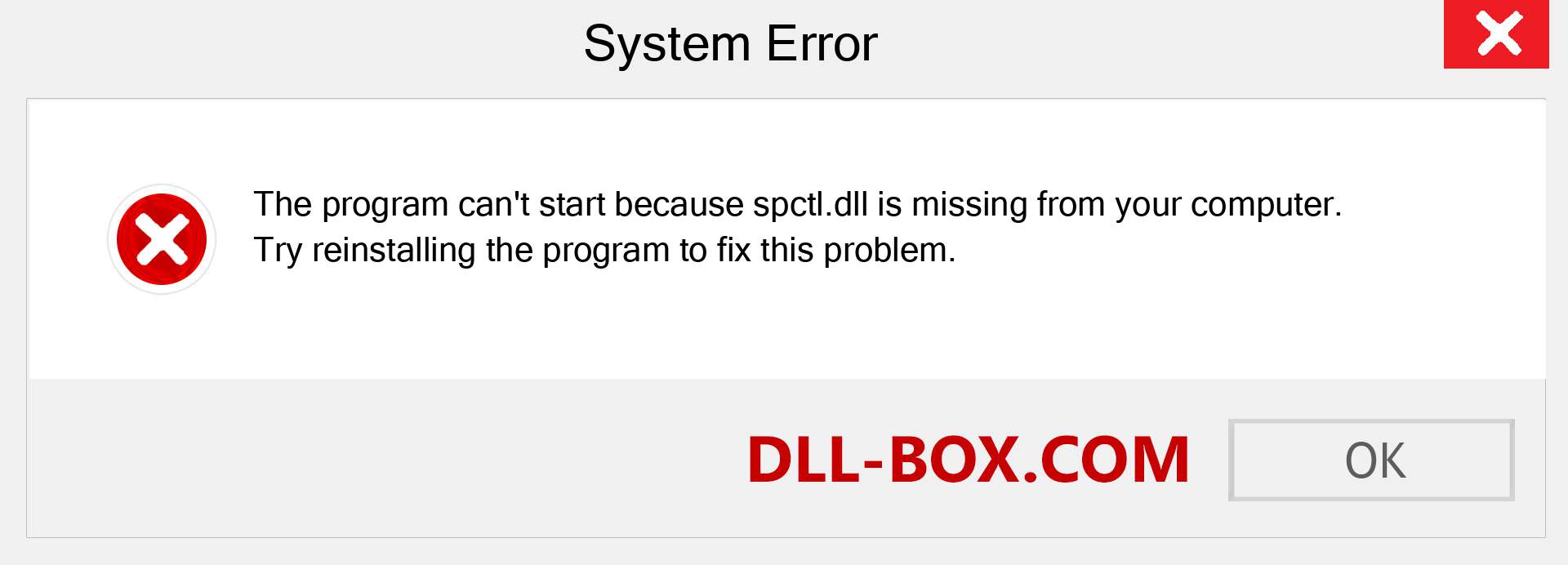  spctl.dll file is missing?. Download for Windows 7, 8, 10 - Fix  spctl dll Missing Error on Windows, photos, images